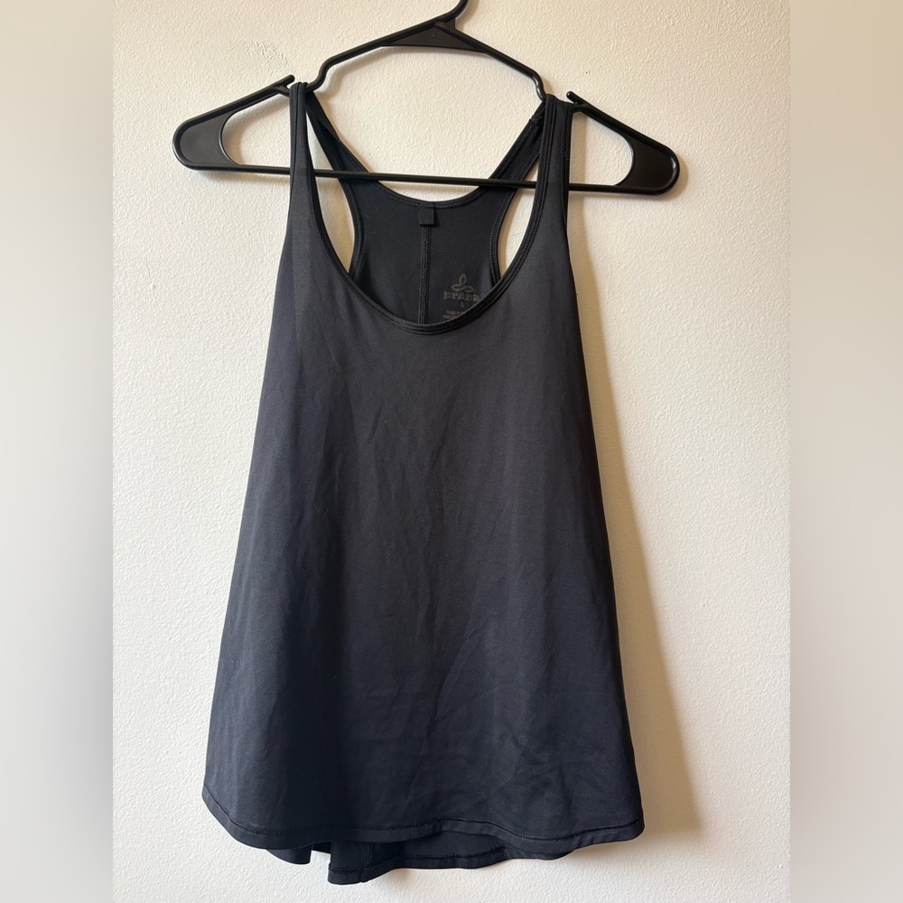 Prana Black Racerback Tank - Lightweight Active Top